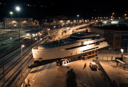 50-metre Wider 165 yacht Cecilia launched by Wider