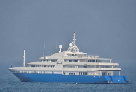 First images of 91m Queen Miri post refit
