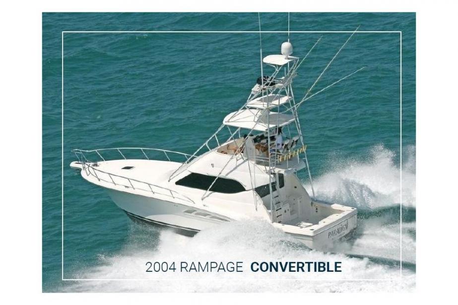 yacht 2004 Rampage Convertible