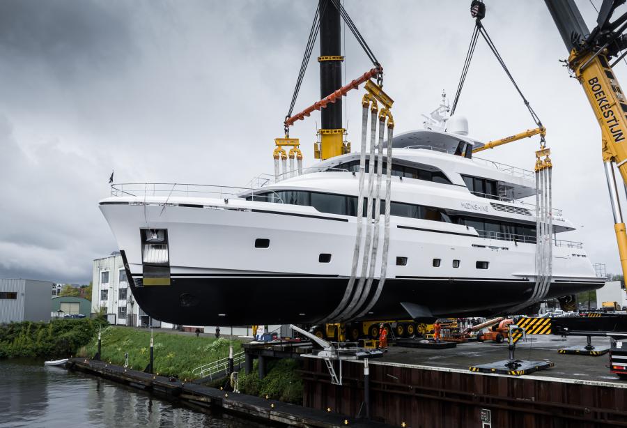 36m Moonshine Launched by Moonen Yachts