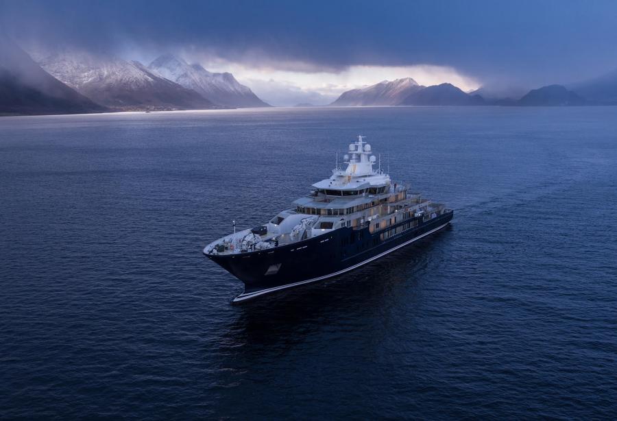 First photos of Kleven 116m explorer - Yacht Harbour