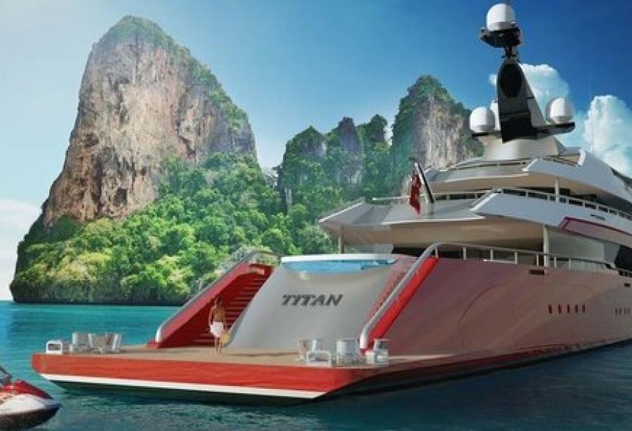 the titan yacht