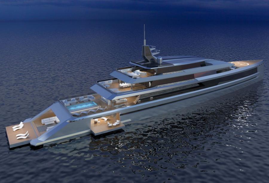 sun yacht concept