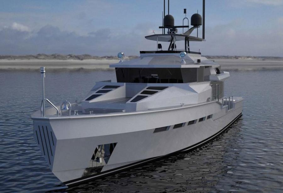 23.47-metre military-designed Tactical 77 yacht project ..