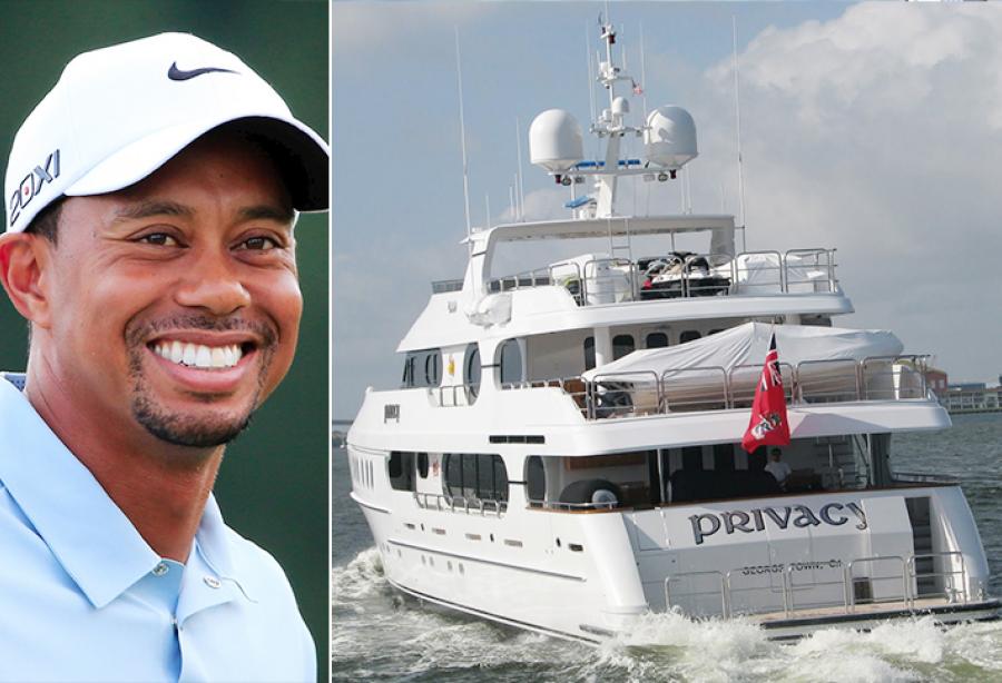 Opulent Lifestyle Tiger Woods 20 Million 47 Metre Yacht