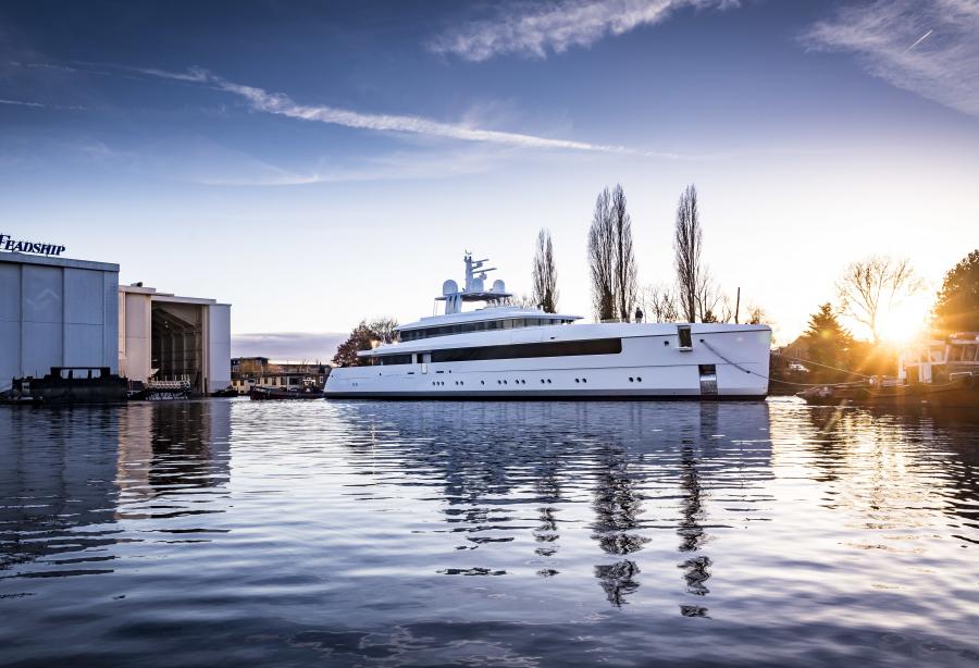 Feadship and Vitruvius Yachts Team up on 190-foot (58-meter) Najiba - Yachts  International