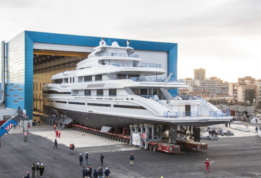 Fb 272 Benetti Launches Largest Superyacht To Date Yacht Harbour