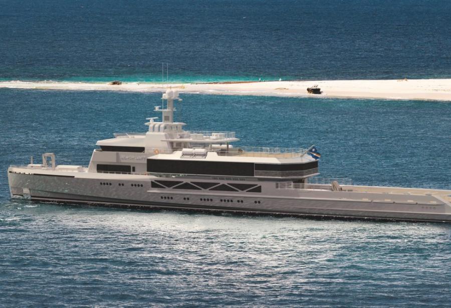 85m Explorer Bold Silver Yachts Launches The Largest Yacht Built In Australia Yacht Harbour