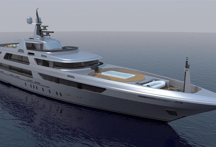 Codecasa launches the 65m flagship Hull F74 - Yacht Harbour