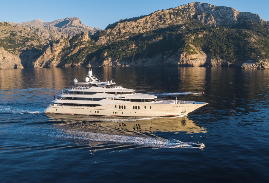 Former Herb Chambers 78m Superyacht Eminence Sold Asking Eur 80 Million Yacht Harbour