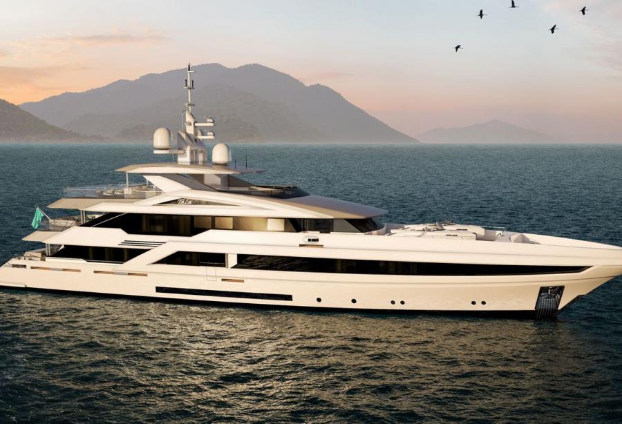 Inside 53m Project Tala Yacht Harbour