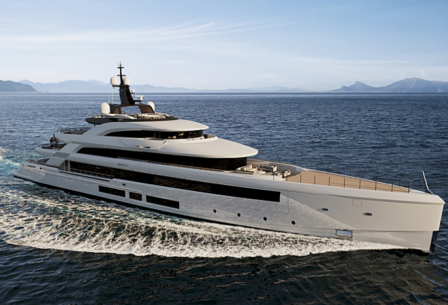 benetti yachts under construction