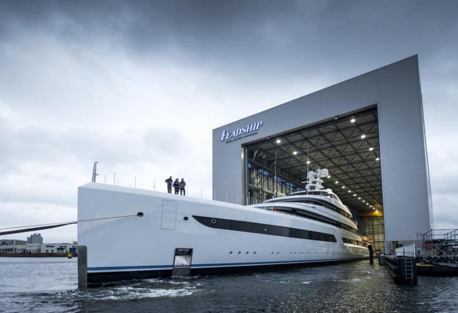 Exclusive: Feadship Royal Van Lent Shipyard launches M/Y Trident