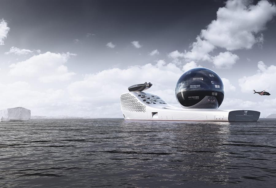 Concept: Iddes Yachts’ Exploration Vessel Earth300 With 160 Scientists ...