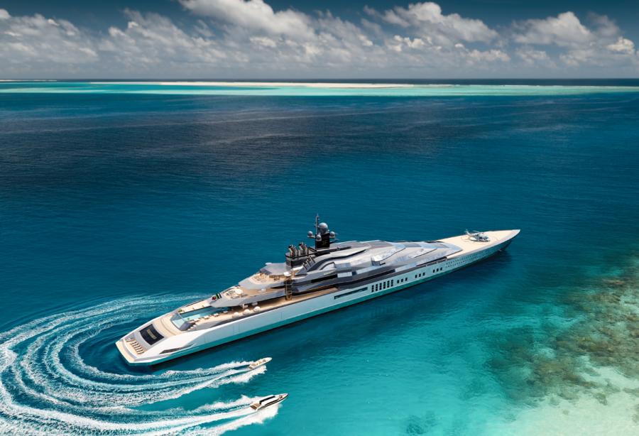 202m Concept Centerfold Revealed by Nuvolari Lenard - Yacht Harbour