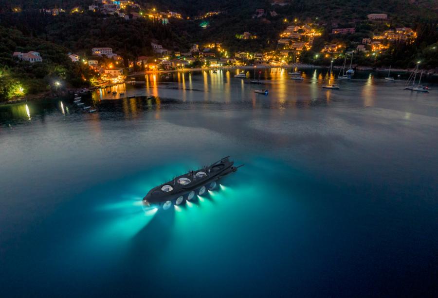 35m Under Water Entertainment Platform Submarine Revealed by U