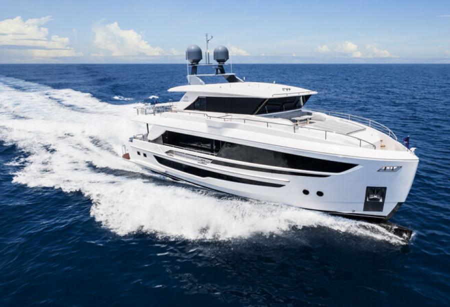 25m FD80 Skyline Launched by Horizon Yachts - Yacht Harbour