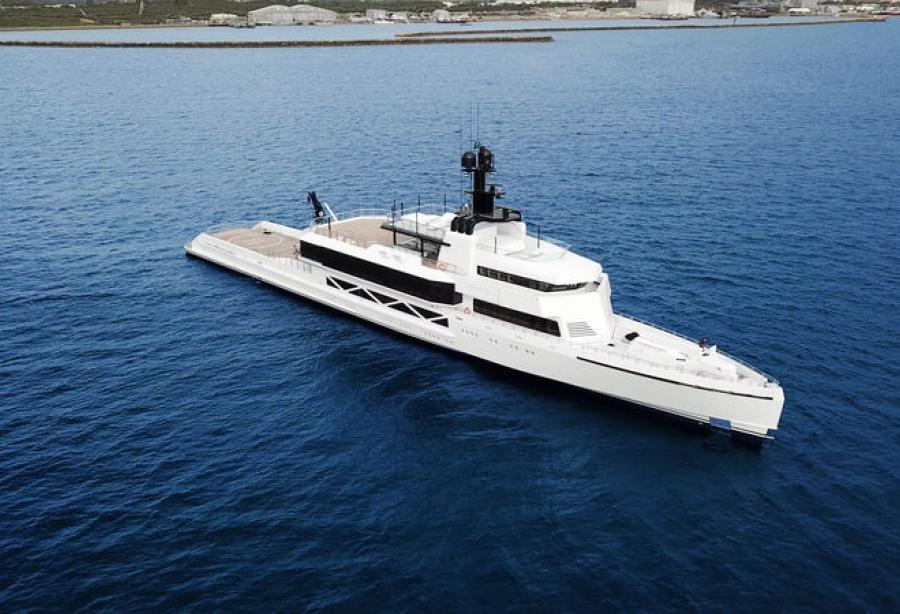 85m Globalfast Completed Sea Trials Yacht Harbour