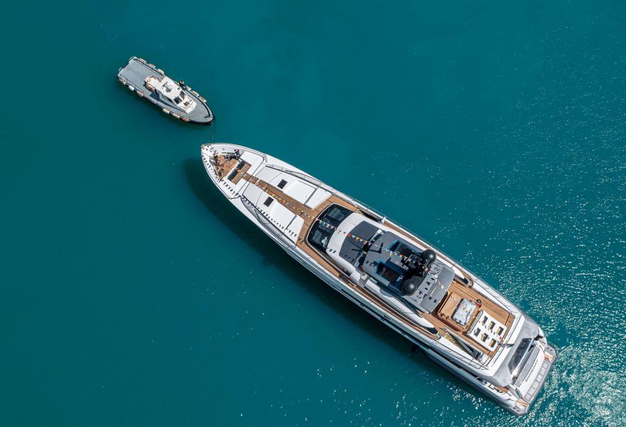 38m Someday Launched by Custom Line - Yacht Harbour