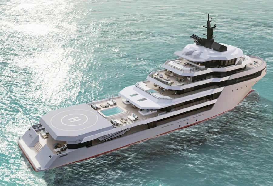 80m Transformed Explorer Kestrel Presented by Bassan and Benedetti