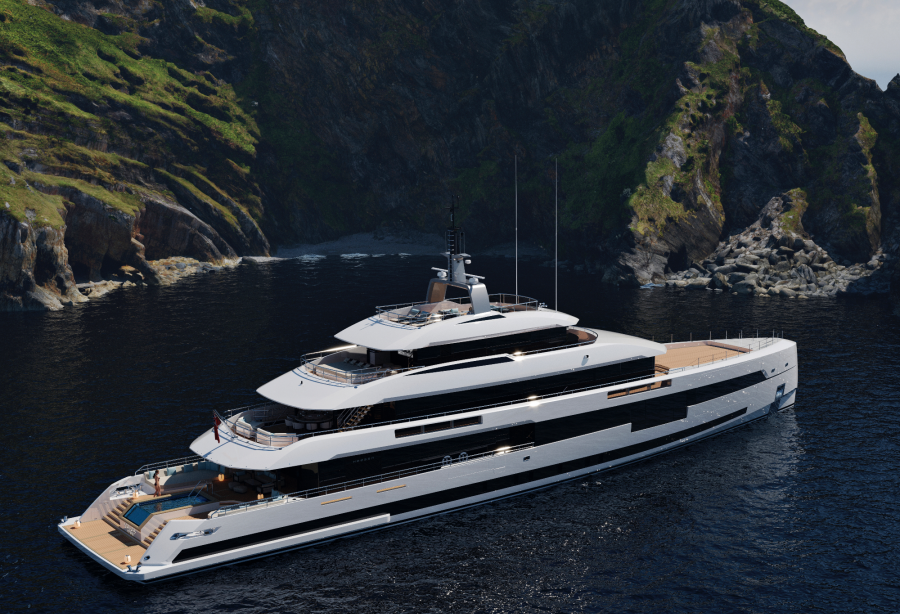 Heesen's Project Setteesettanta Reaches Keel Laying Milestone Yacht