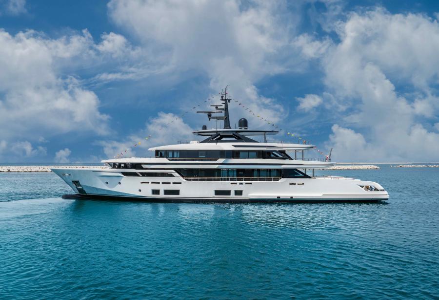 Launch of Custom Line's First All-Aluminium 50m Superyacht - Yacht Harbour