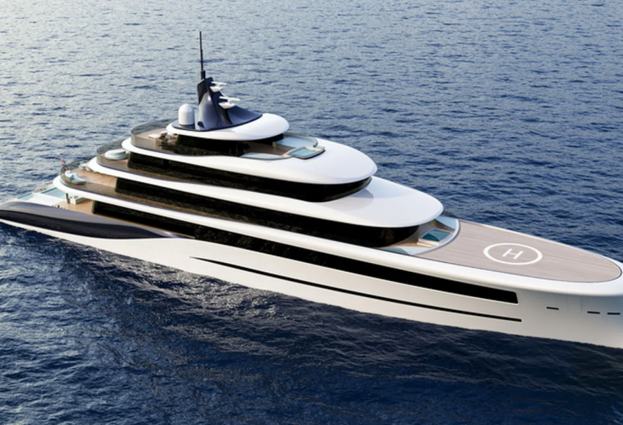 Daroca Design Reveals Real: An 80-Meter Yacht Concept for Oceanco’s Simply Custom Collection