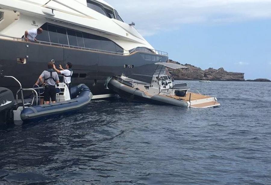 motor yacht go accident