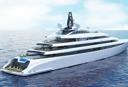 110m superyacht concept revealed by The A group