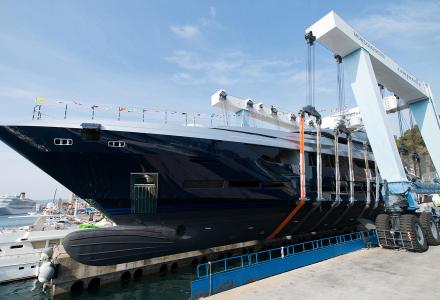 Mondomarine launches 60m superyacht Sarastar