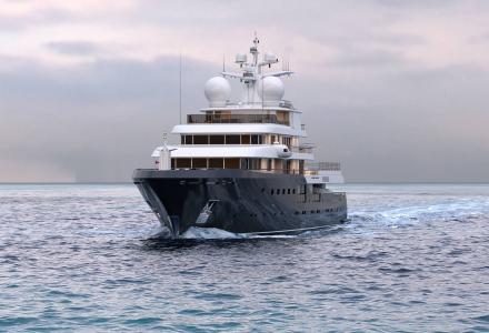 Admiral’s 75m explorer project 575 in build