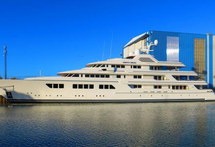 Feadship Ebony Shine completes her refit programme