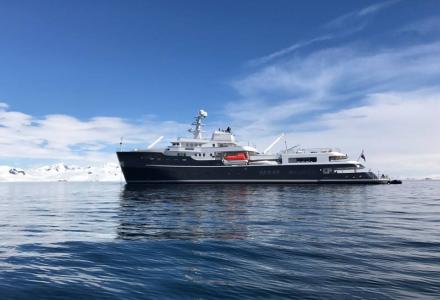 77m Legend exploring Antarctica
