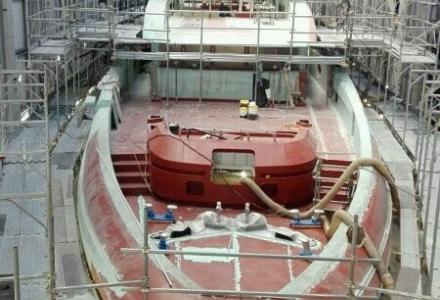 Baglietto 48m T-Line yacht takes shape