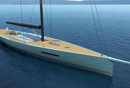 Philippe Briand reveals 30m sailing yacht Egoist concept