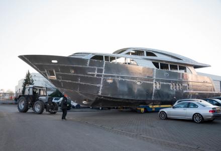 Construction update on the fourth Van Der Valk Continental Three yacht