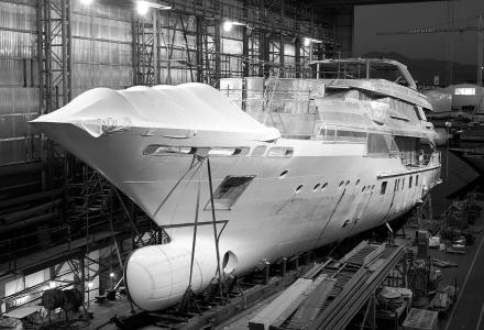 Project Blake under construction at Benetti