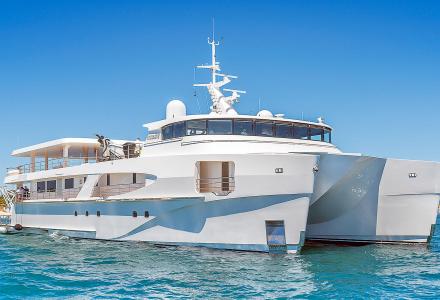 Echo Yachts delivers catamaran support vessel Charley