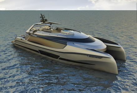Mauro Giamboi presents superyacht catamaran concept Ego