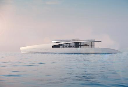 Timothy Baldacci introduces superyacht concept Ardea Alba 