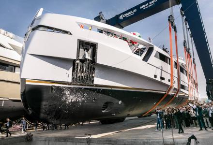 Rossinavi launches 49m superyacht Aurora