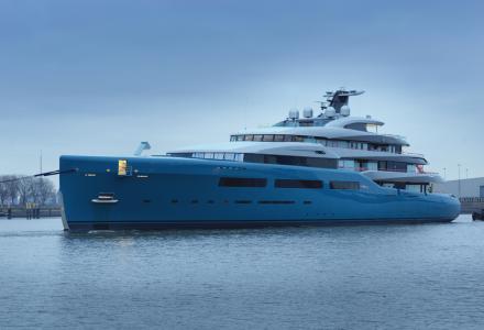 Abeking and Rasmussen delivers 98m superyacht Aviva