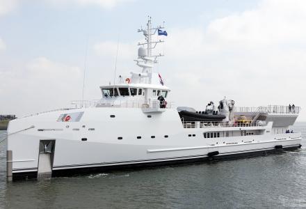 Damen support vessel Game Changer completes sea trials