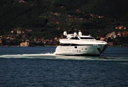 CCN 50m superyacht Elsea heading on sea trials