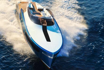 Claydon Reeves and Rolls-Royce present Aeroboat S6 concept