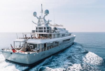 Lord Alan Sugar lists his 55m yacht for sale