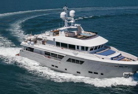Cantiere delle Marche Darwin 102 yacht Galego delivered
