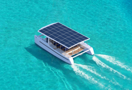 Soel Yachts and Naval DC introduce a solar powered yacht the SoelCat 12