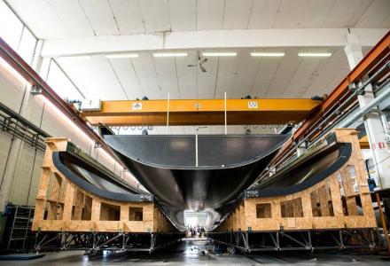 Wally 93 sailing yacht in-build