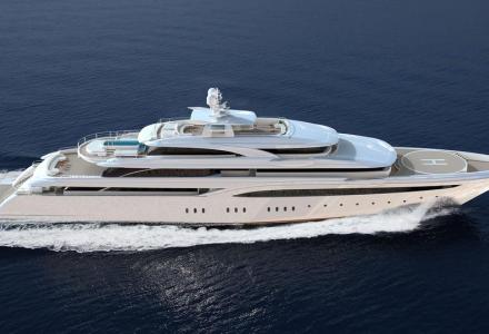 85m superyacht O'Ptasia is almost completed